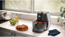 Fritadeira Elétrica sem oleo - Airfryer 4L 8 receitas pré-sugeridas desligamento automatico cesto removivel 1400W EAF30 grafite 220v